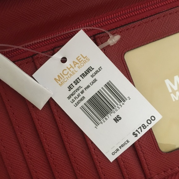 Firm ✨Michael Kors jet set Large flat phone wallet - Picture 4 of 8